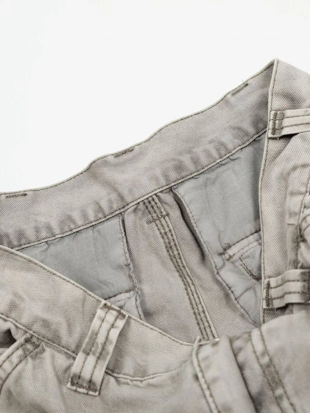 Men's Washed Wide Leg Cargo Jeans with Multiple Pockets, image 5
