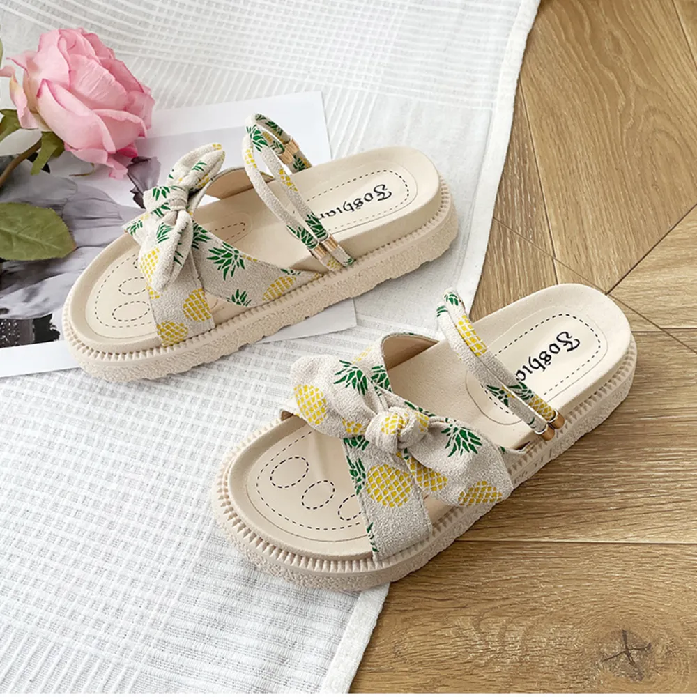 Bow Open Toe Platform Sandals, image 12