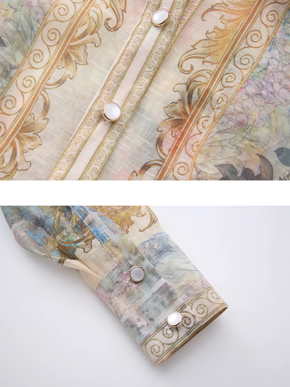 Floral Print Belted Shirt Dress, image 6