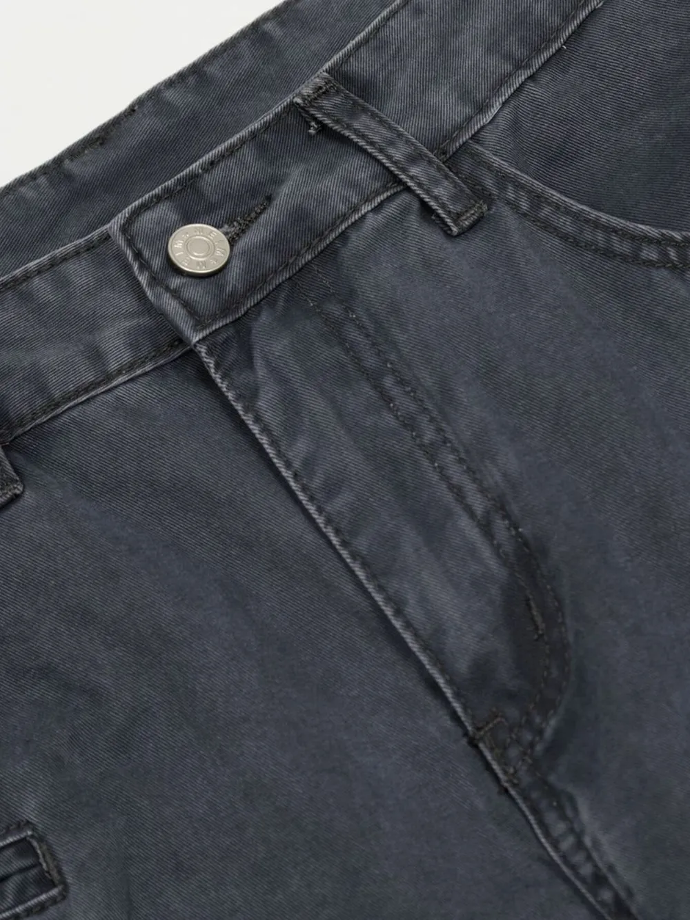 Men's Wide Leg Cargo Pants with Stitching Detail, image 7