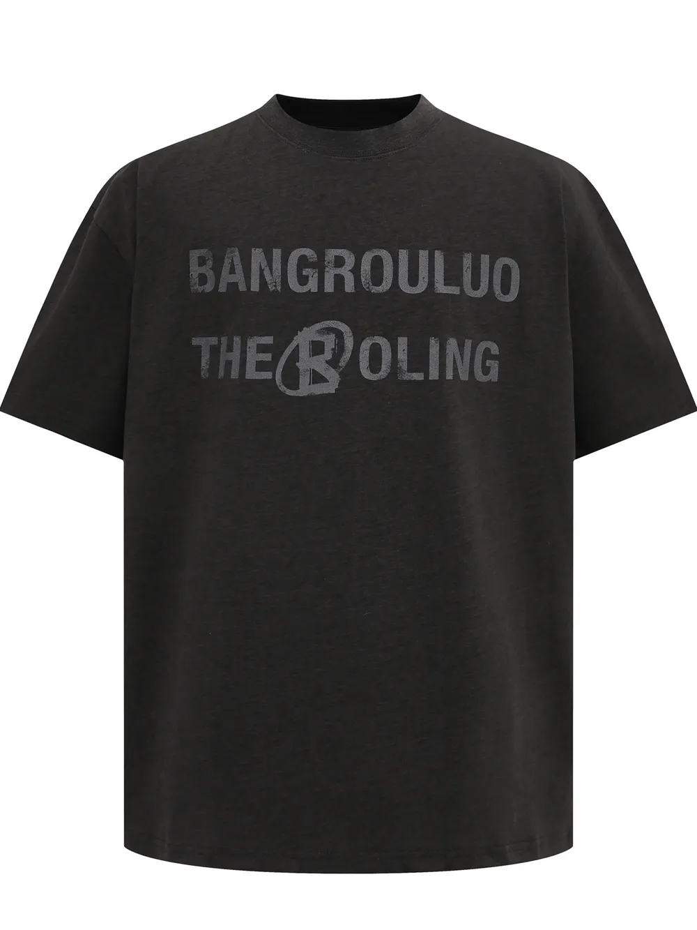 Men's Round Neck Letter Graphic T-Shirt