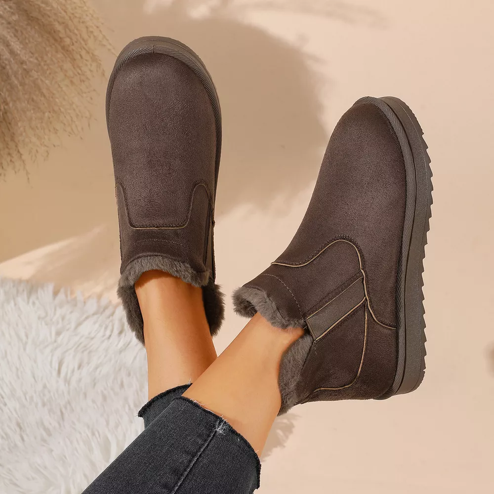 Plush Lined Winter Ankle Boots, image 17