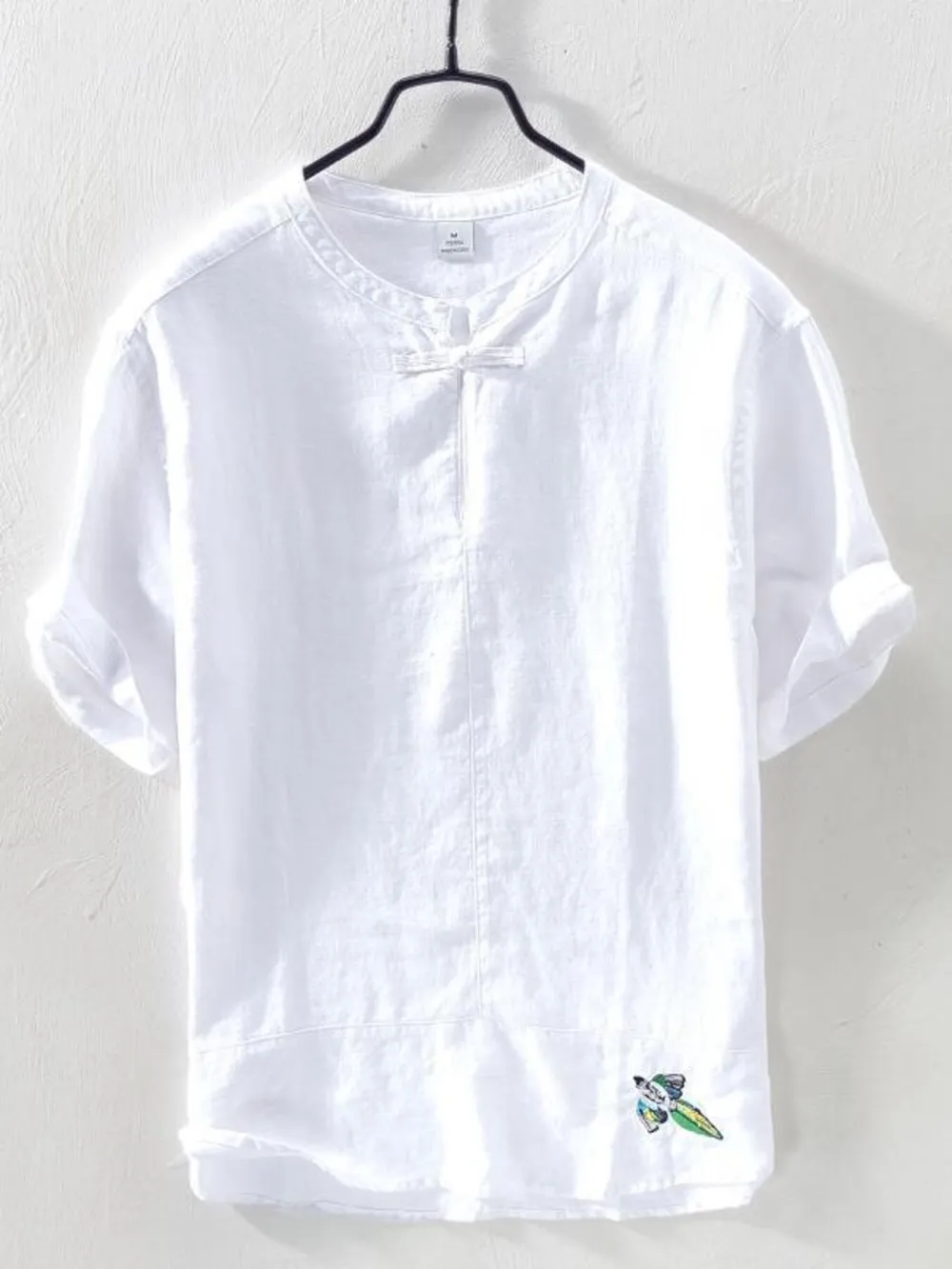 Men's Plus Size Lightweight Short Sleeve Blouse, image 5