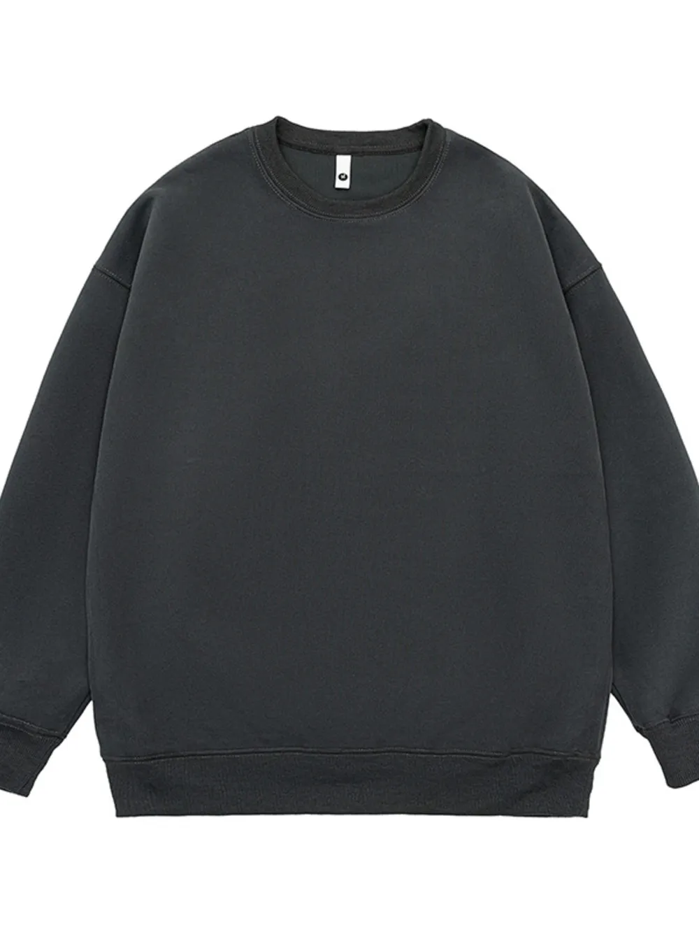 Men's Full Size Round Neck Dropped Shoulder Sweatshirt Plus Size, image 8