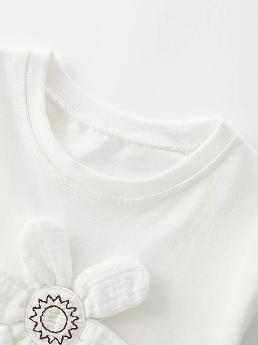 Children's 3D Flower Applique T-Shirt, image 3