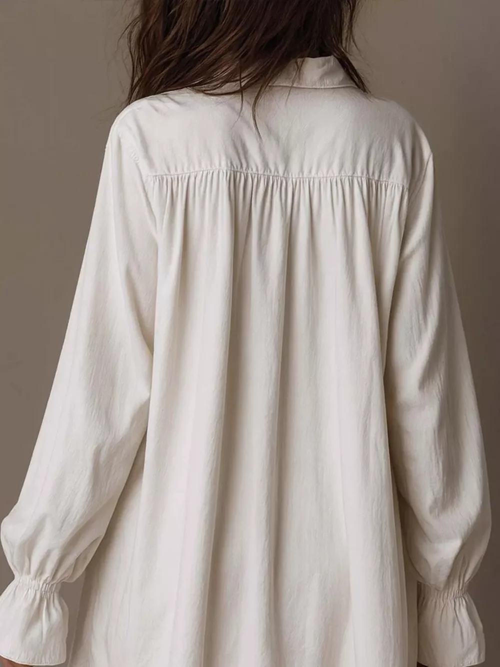Embroidered High-Low Shirt Dress, image 2
