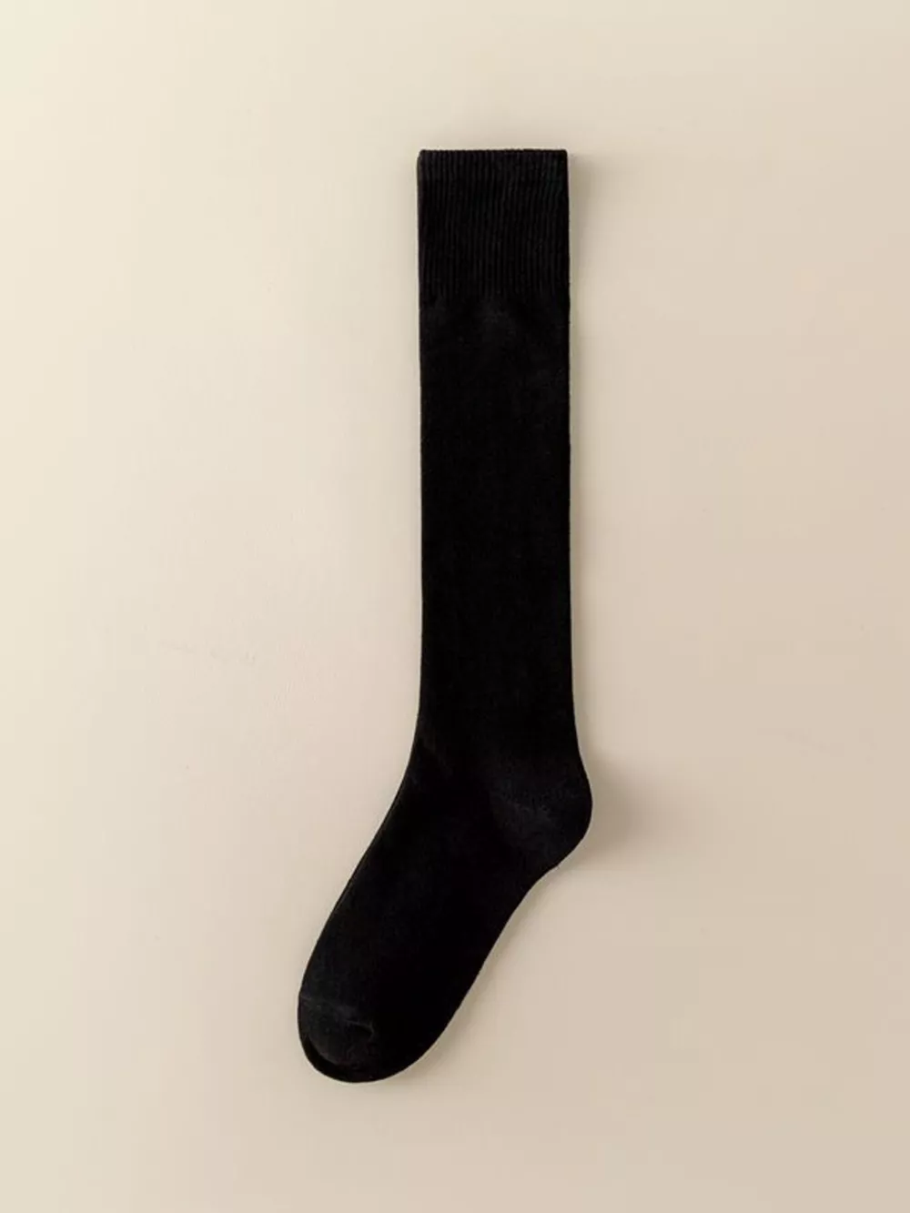 Ribbed Knee-High Socks, image 3