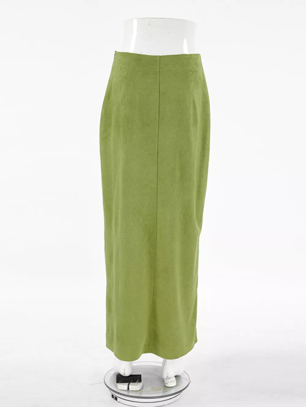 Solid Color Midi Skirt, image 7