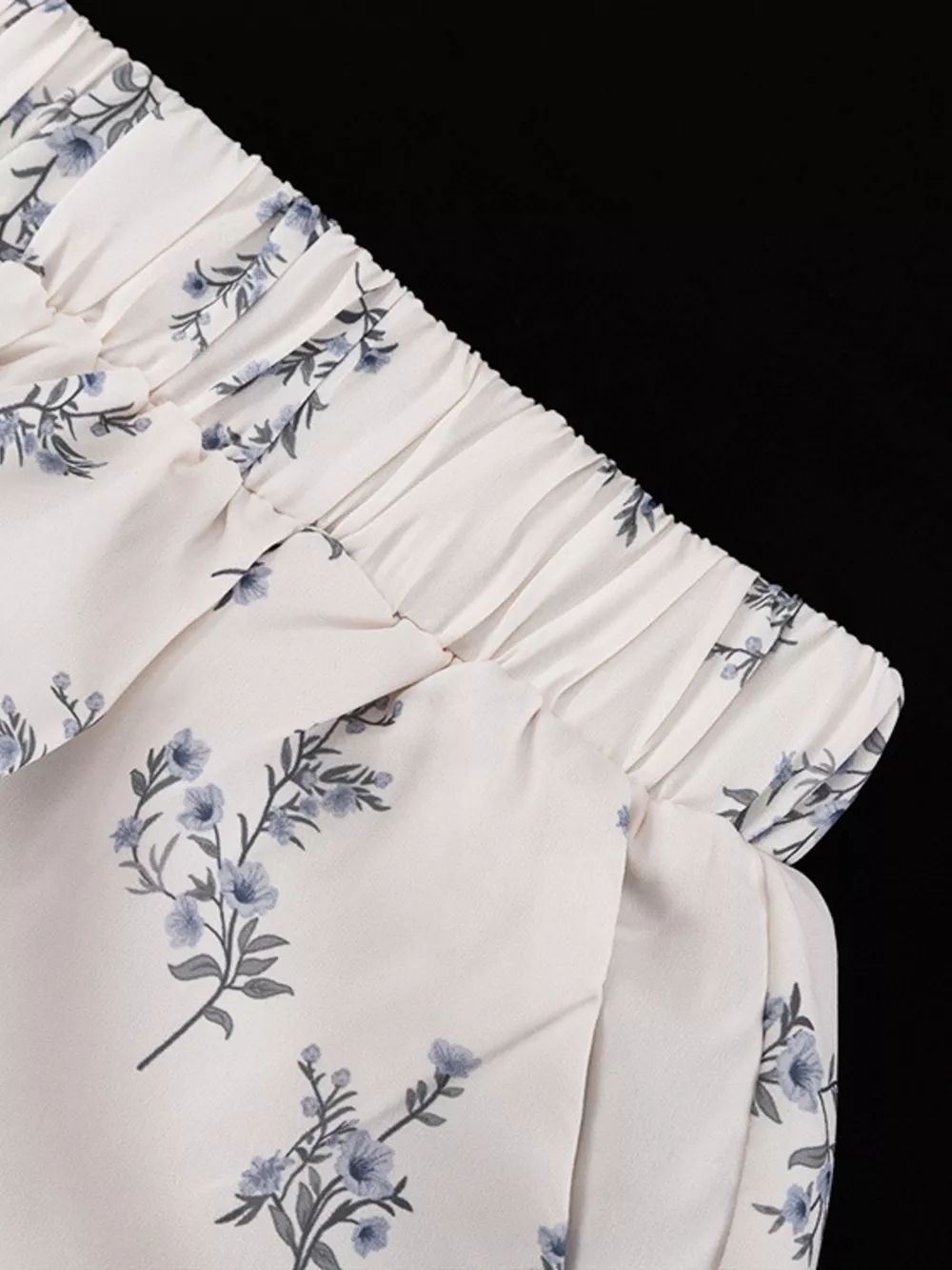 Floral Print Balloon Sleeve Top and Shorts Set, image 15