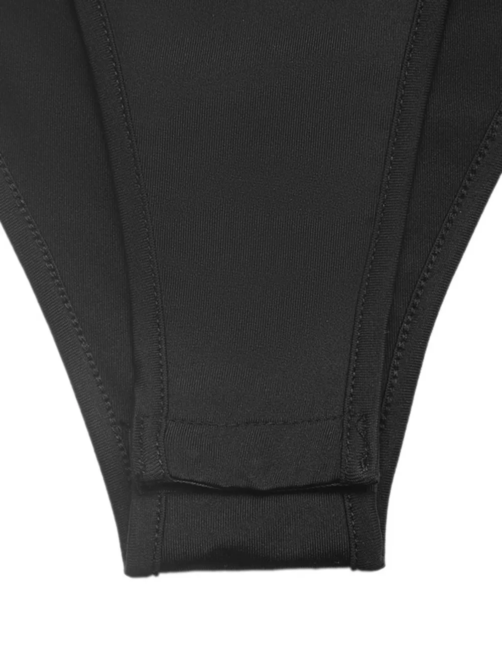 Lace Trim One Shoulder Bodysuit, image 5