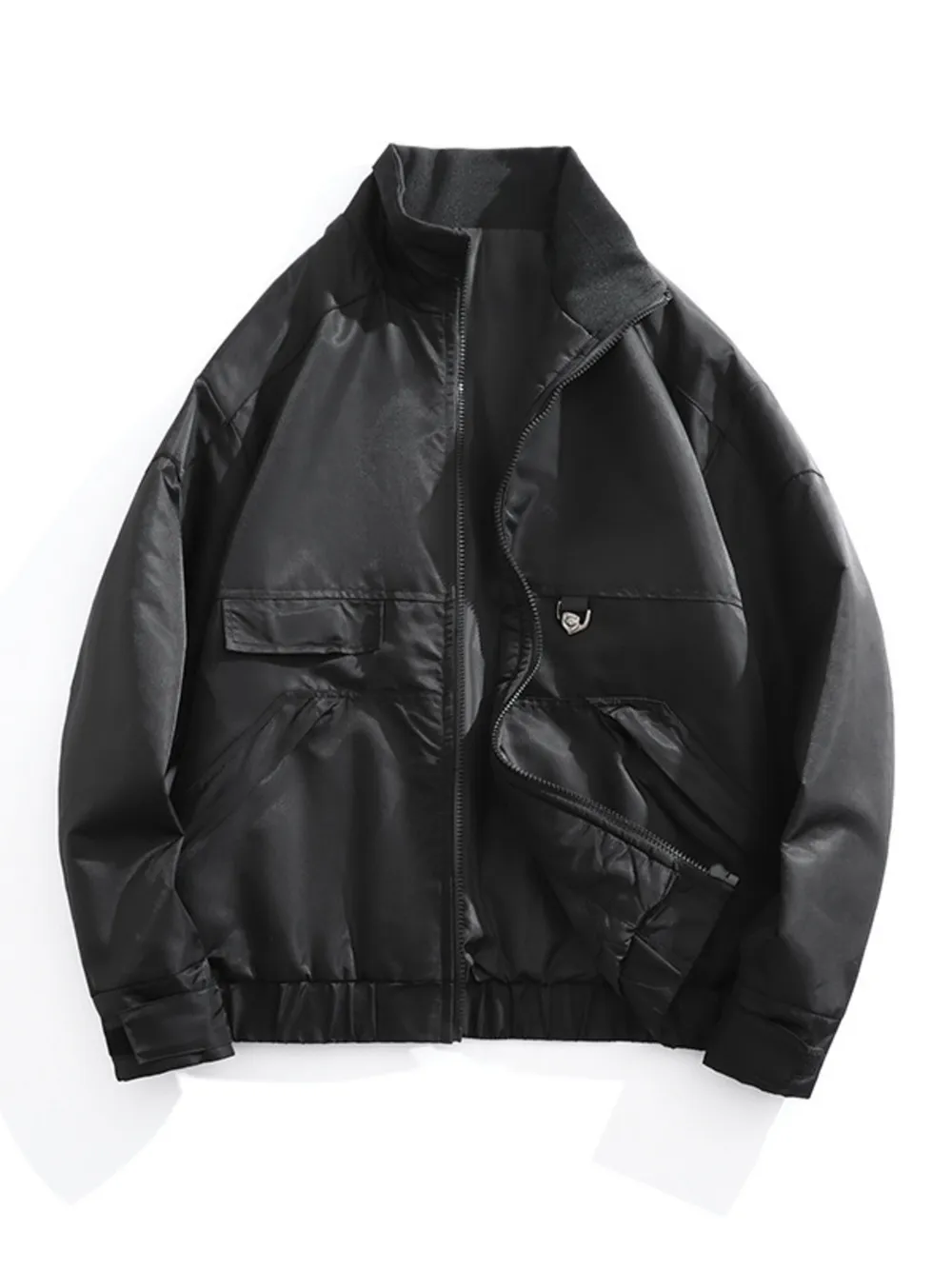 Men's Lightweight Casual Zip Up Jacket, image 4