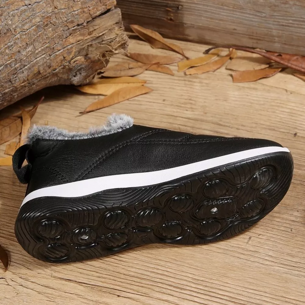 Plush Round Toe Platform Shoes, image 11