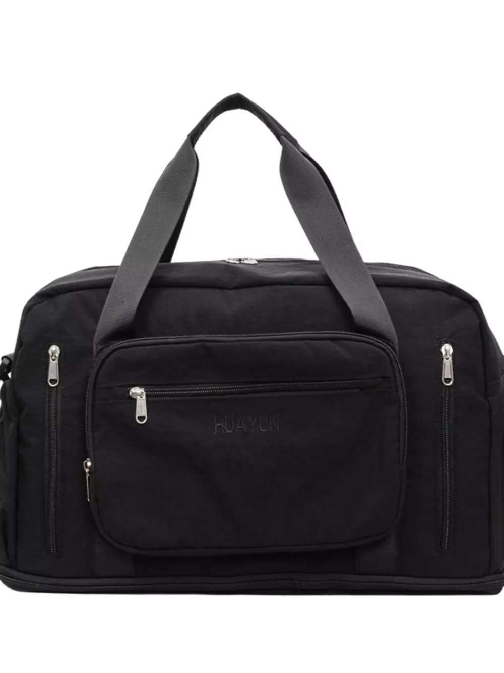 Canvas Duffel Bag with Multiple Pockets, image 4