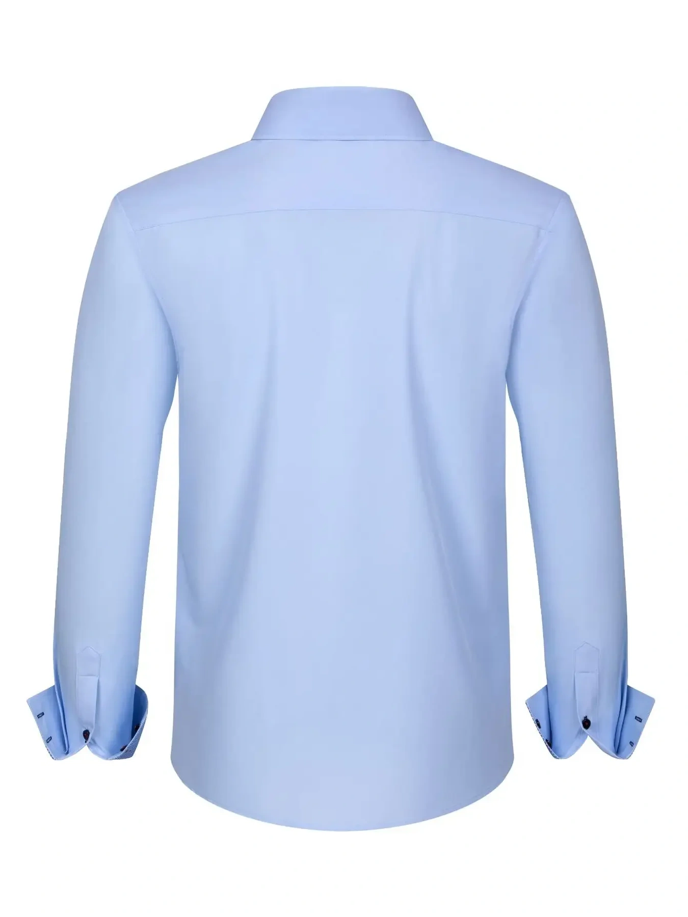 Men's Full Size Button-Down Casual Shirt with Contrast Cuffs Plus Size, image 3