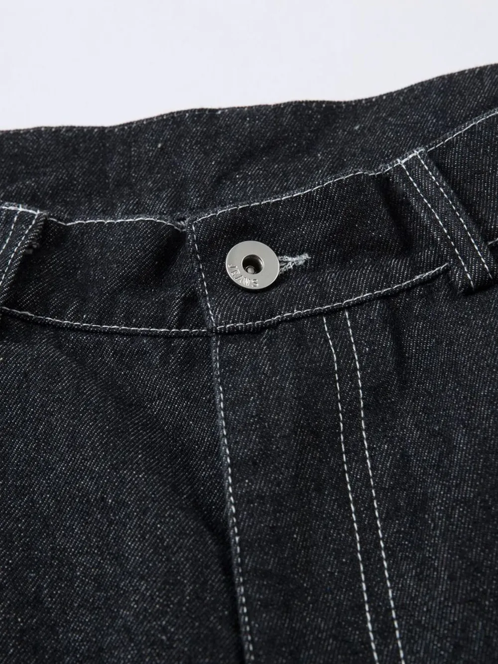 Men's Embroidered Wide Leg Baggy Jeans, image 6