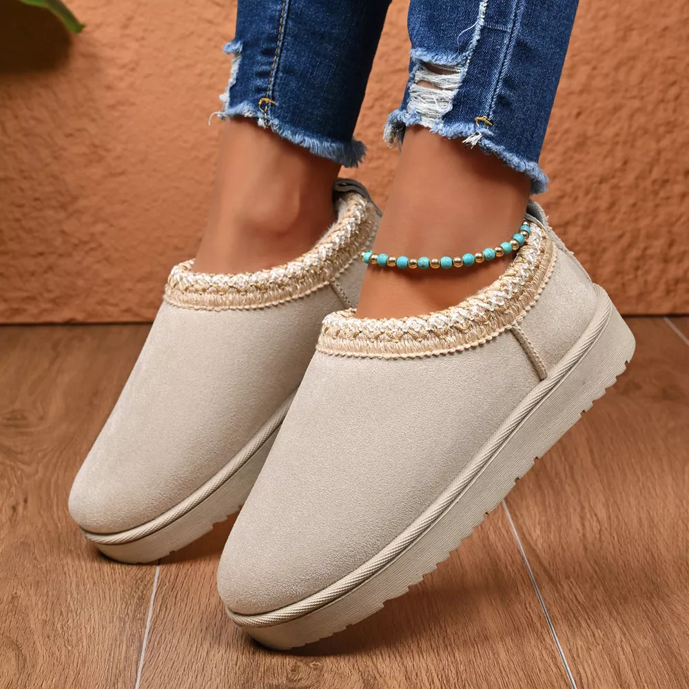 Round Toe Platform Ankle Boots, image 9