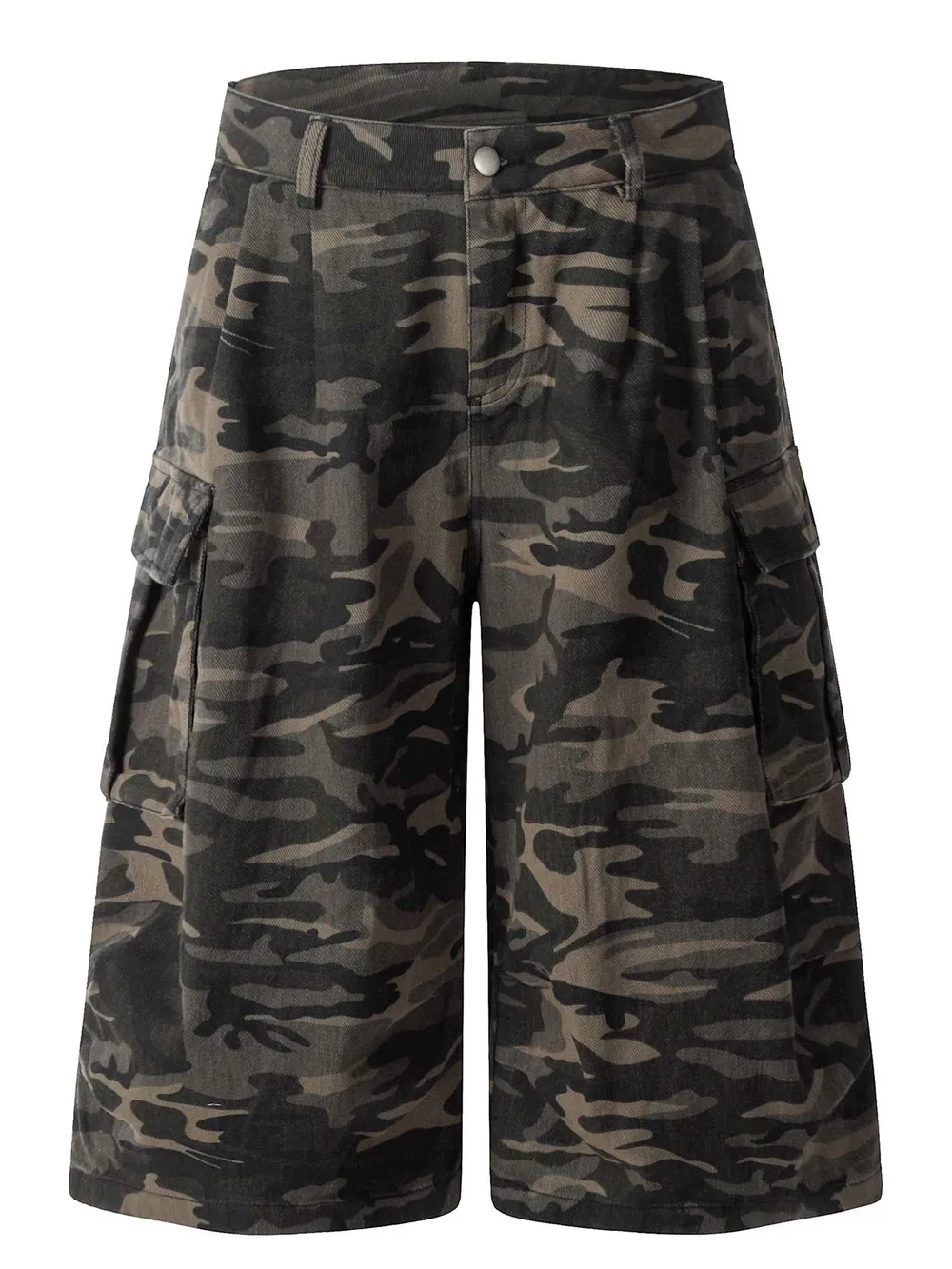 Men's Full Size Camouflage Wide-Leg Cargo Jeans Plus Size, image 6