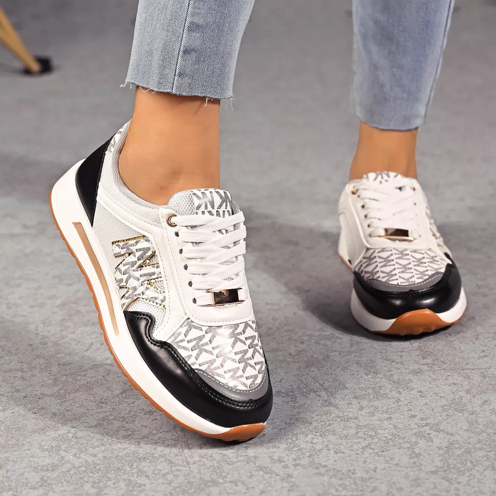 Lace Up Round Toe Sneakers, image 10