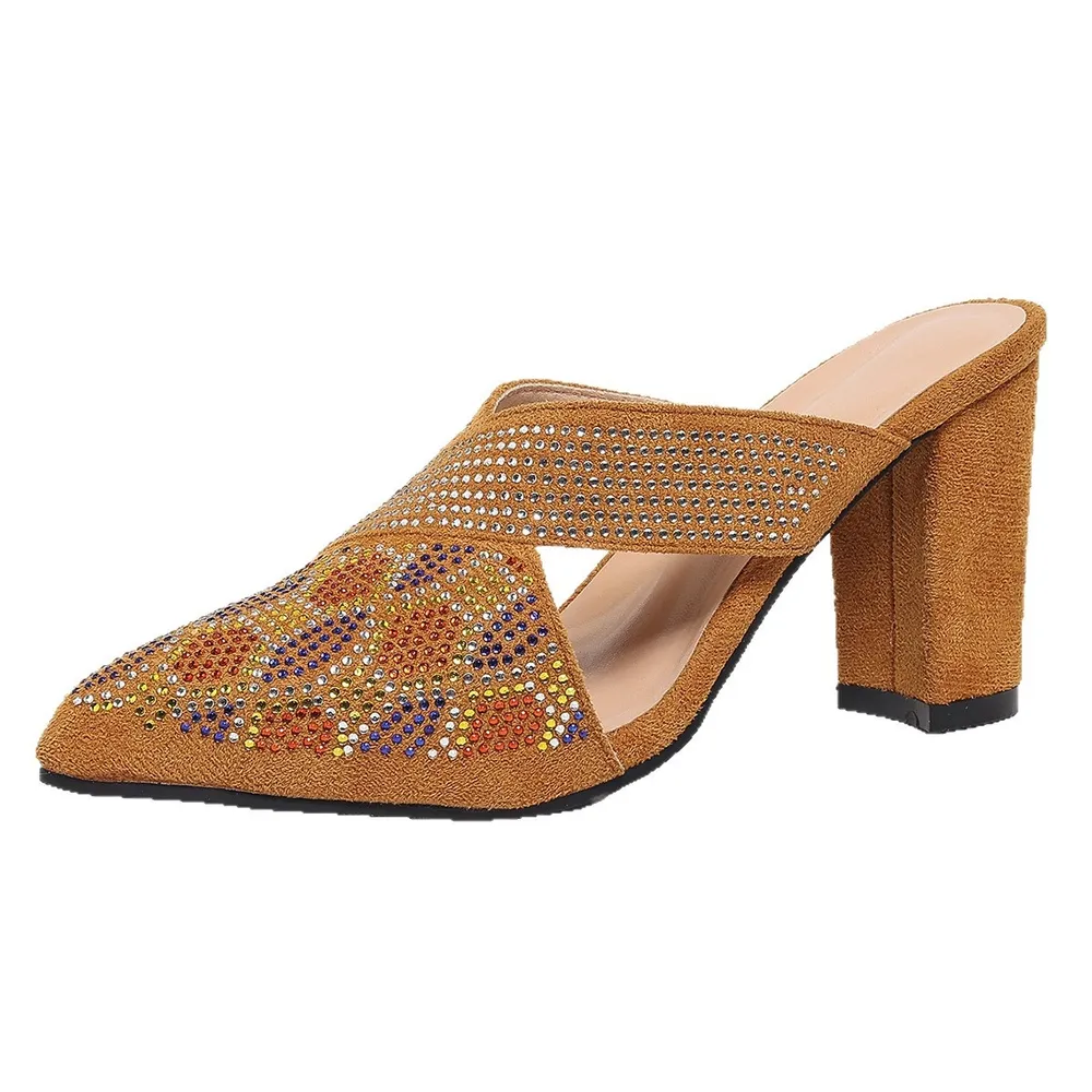 Point Toe Block Heels Sandals, image 6