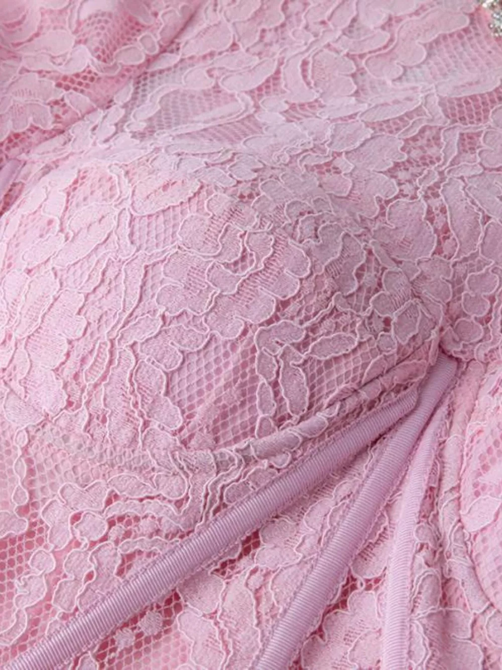 Lace Long Sleeve Midi Dress, image 9