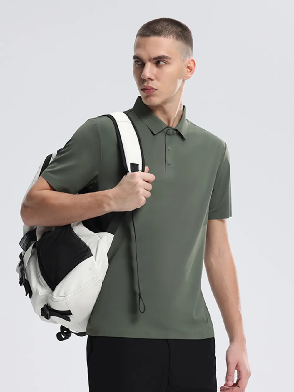 Men's Full Size Classic Short Sleeve Polo Shirt Plus Size