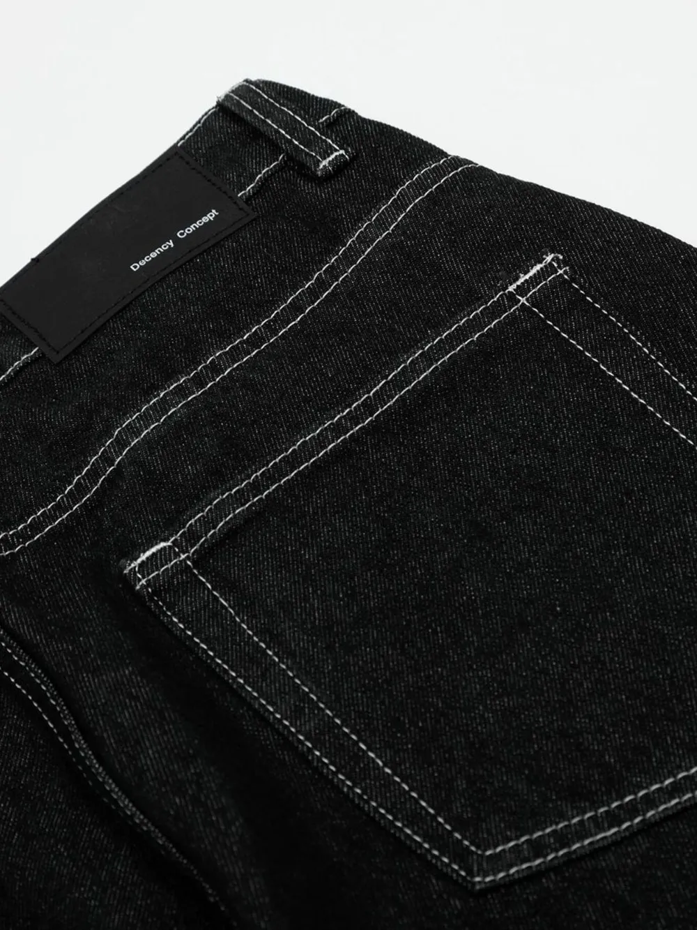 Men's Wide-Leg Contrast Stitch Jeans, image 11