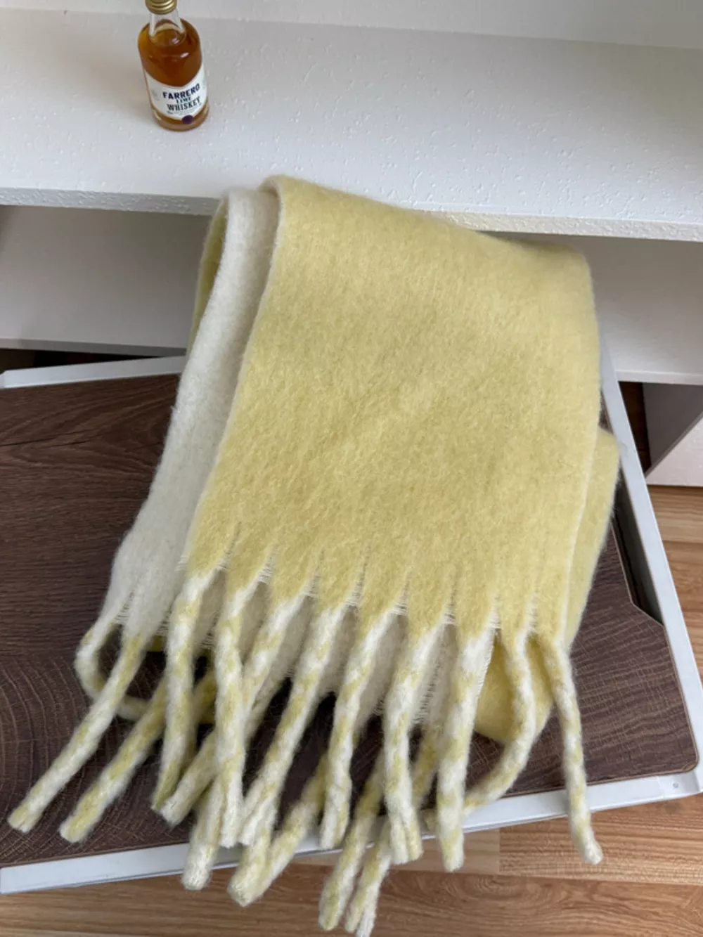 Color Block Fringe Winter Scarf, image 5