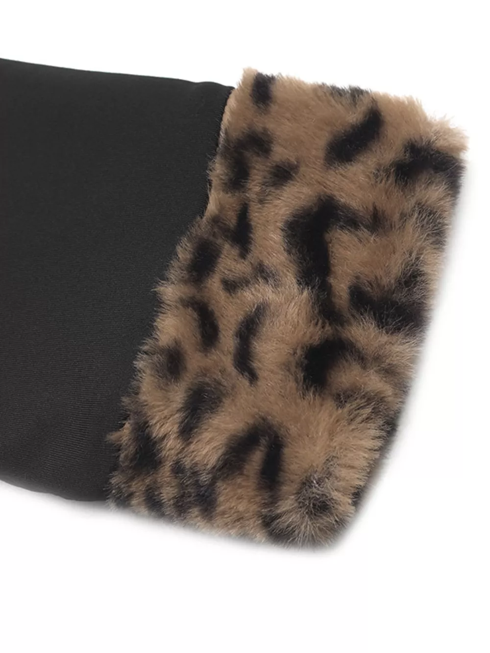 Leopard Trim V-Neck Long Sleeve Bodysuit, image 7