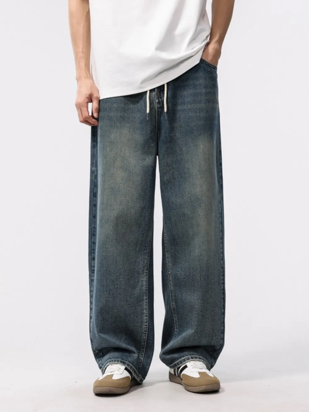 Men's Wash Relaxed Fit Jeans