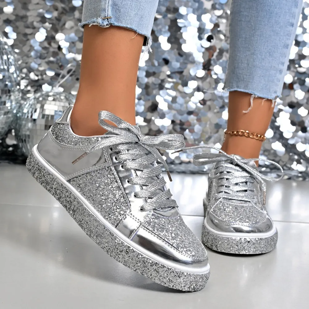 Round Toe Lace Up Sneakers, image 5