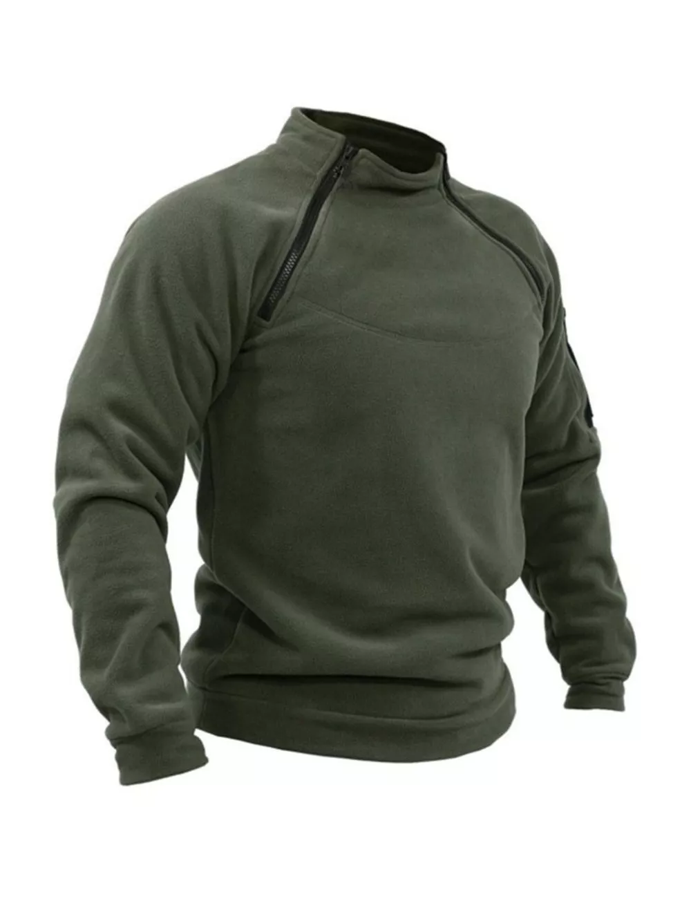 Men's Full Size Long Sleeve Fleece Sweatshirt Plus Size, image 2