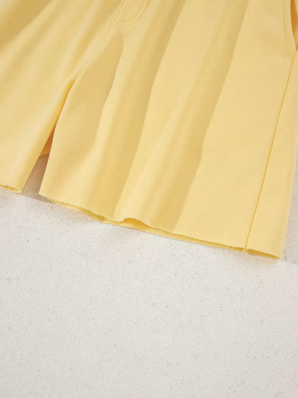 Button Collar Drop Shoulder Top and Shorts 2pcs Set, image 9