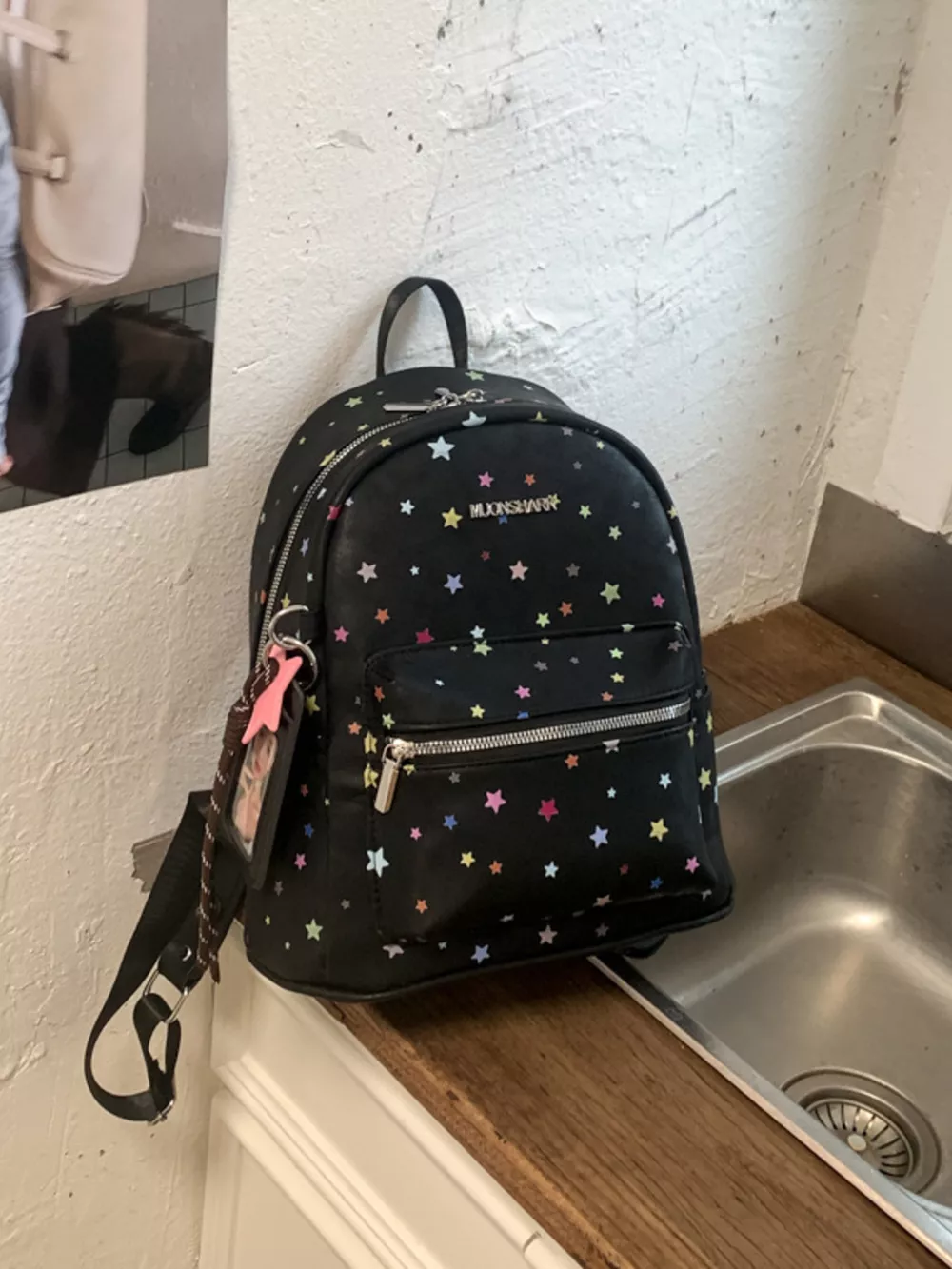 Star Pattern Backpack Bag, image 2