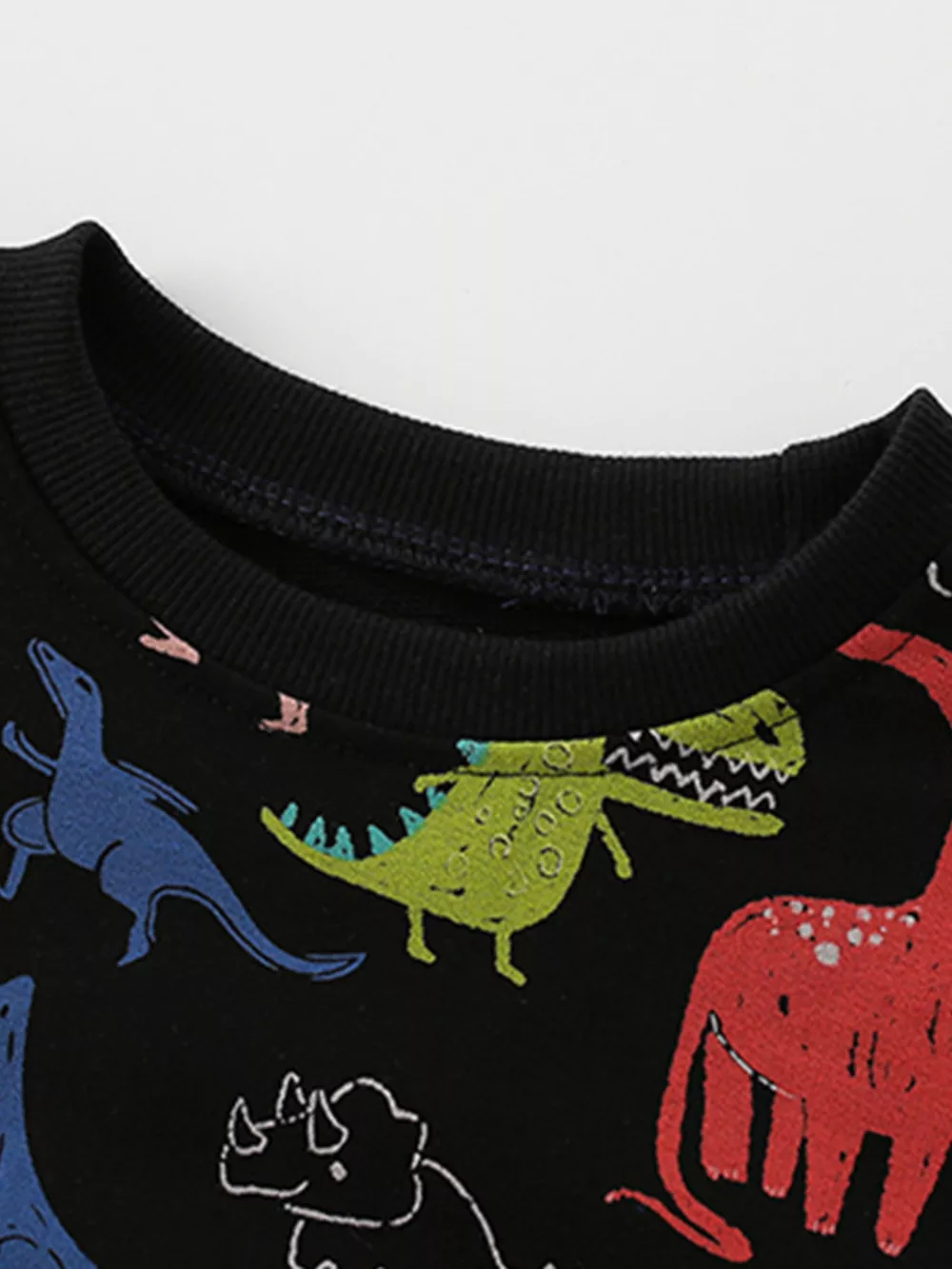 Children's Dinosaur Print Crew Neck Sweatshirt, image 3
