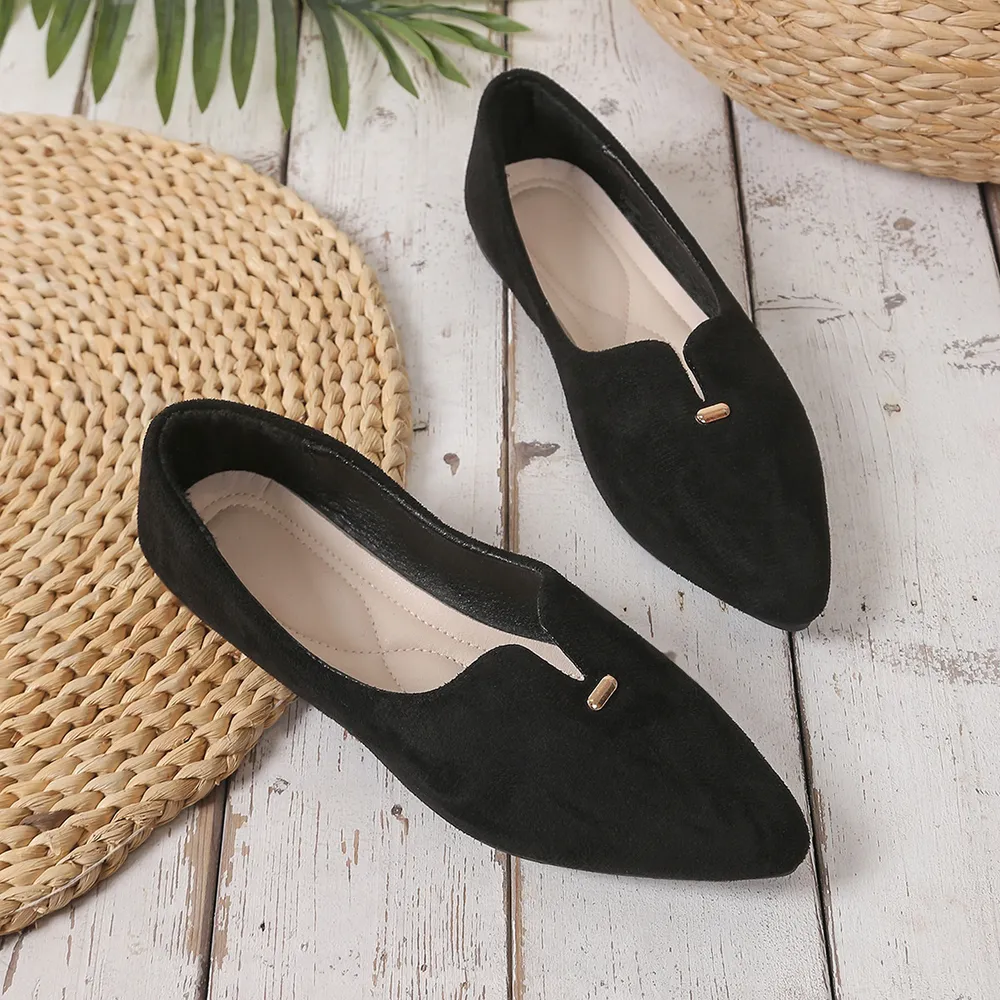 Point Toe Flats Slip-Ons, image 4
