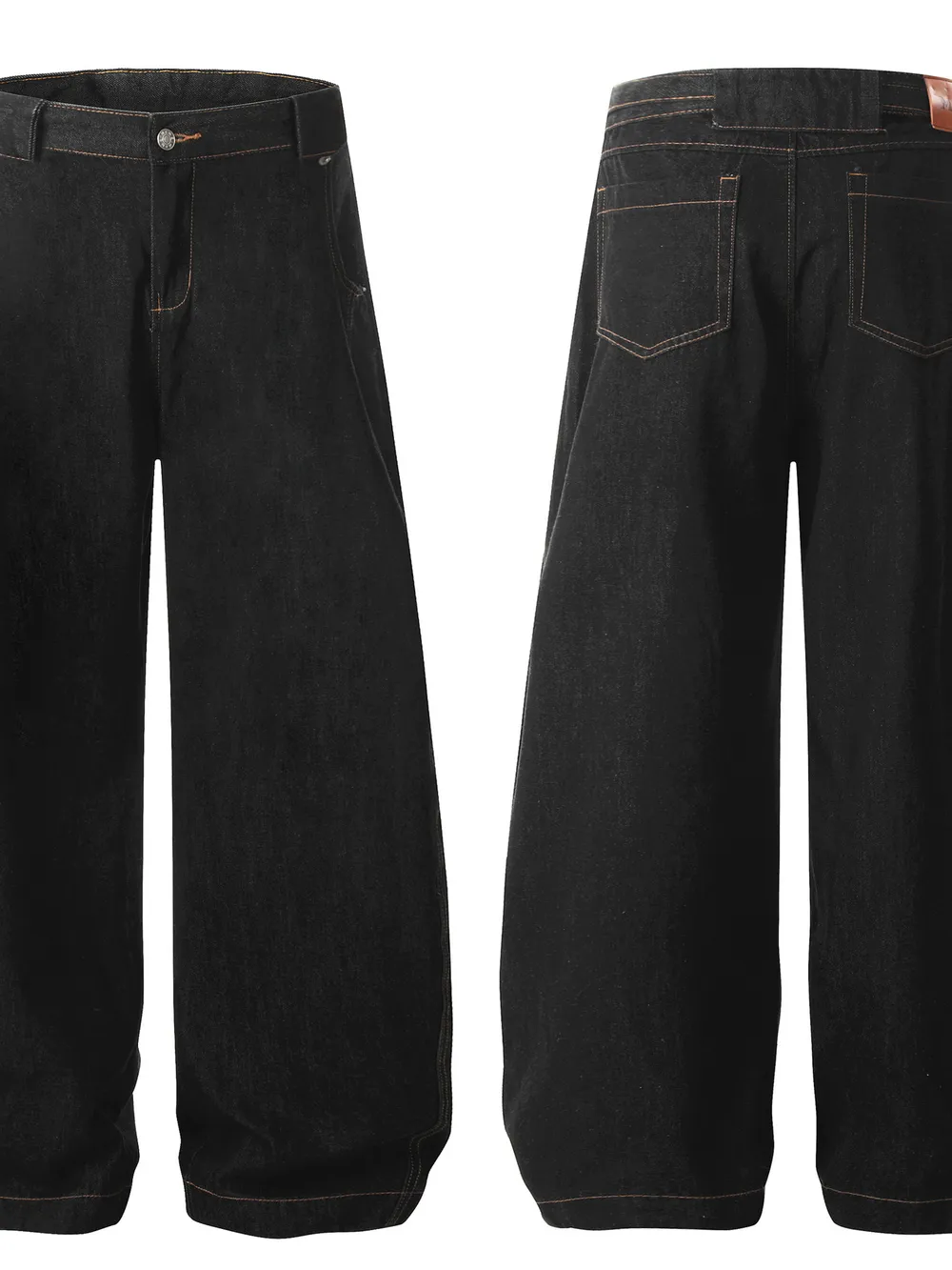 Men's Wide-Leg Oversized Baggy Jeans, image 4