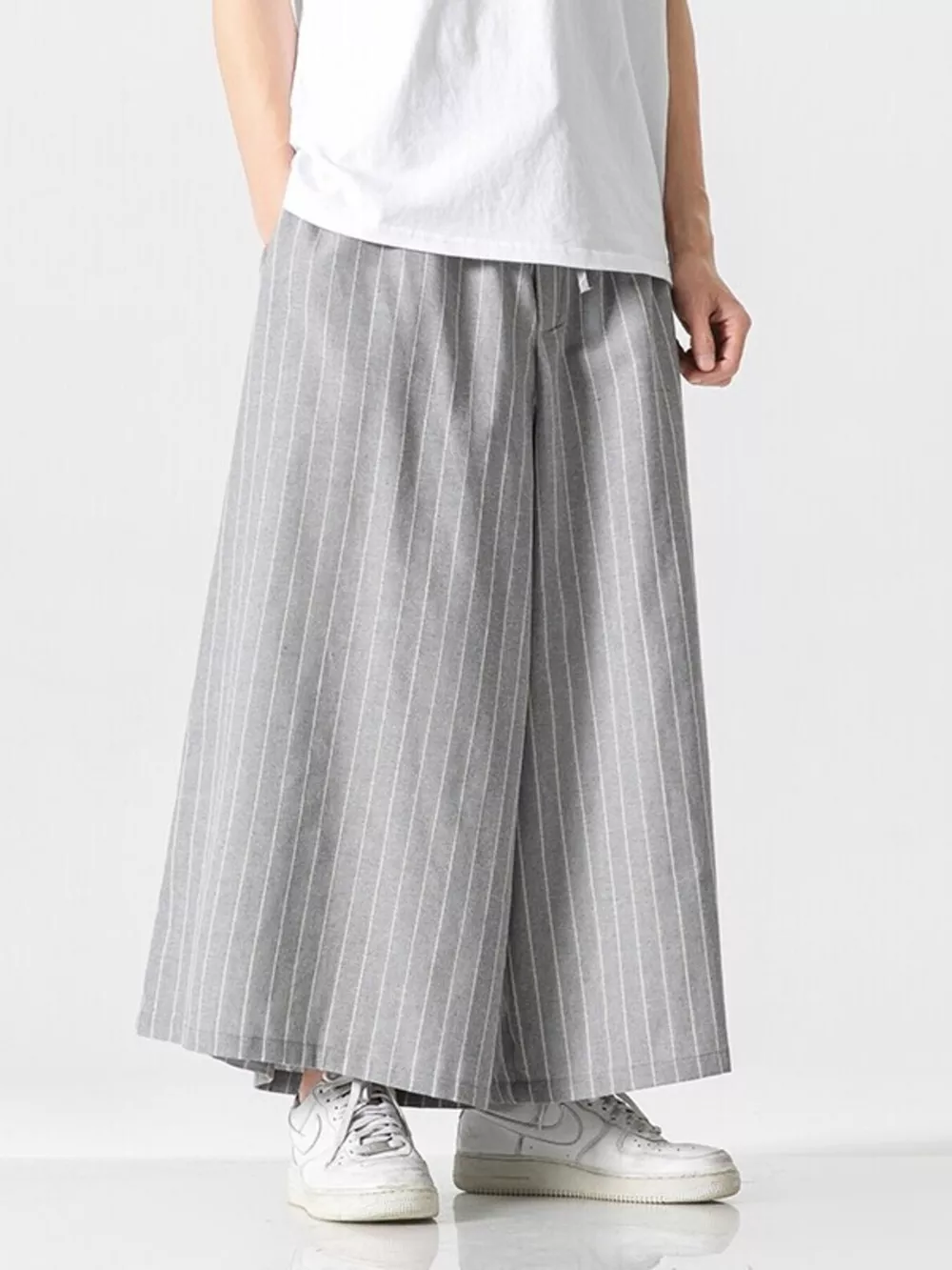 Men's Plus Size Wide Leg Casual Pants, image 5
