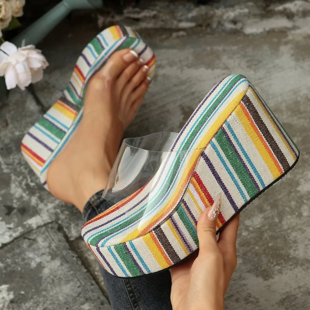 Open Toe Wedge Sandals, image 3