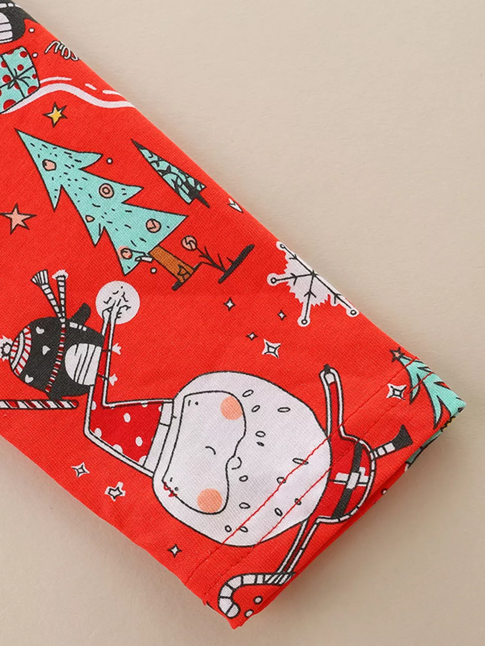 Children's Christmas Print Long Sleeve Dress, image 3