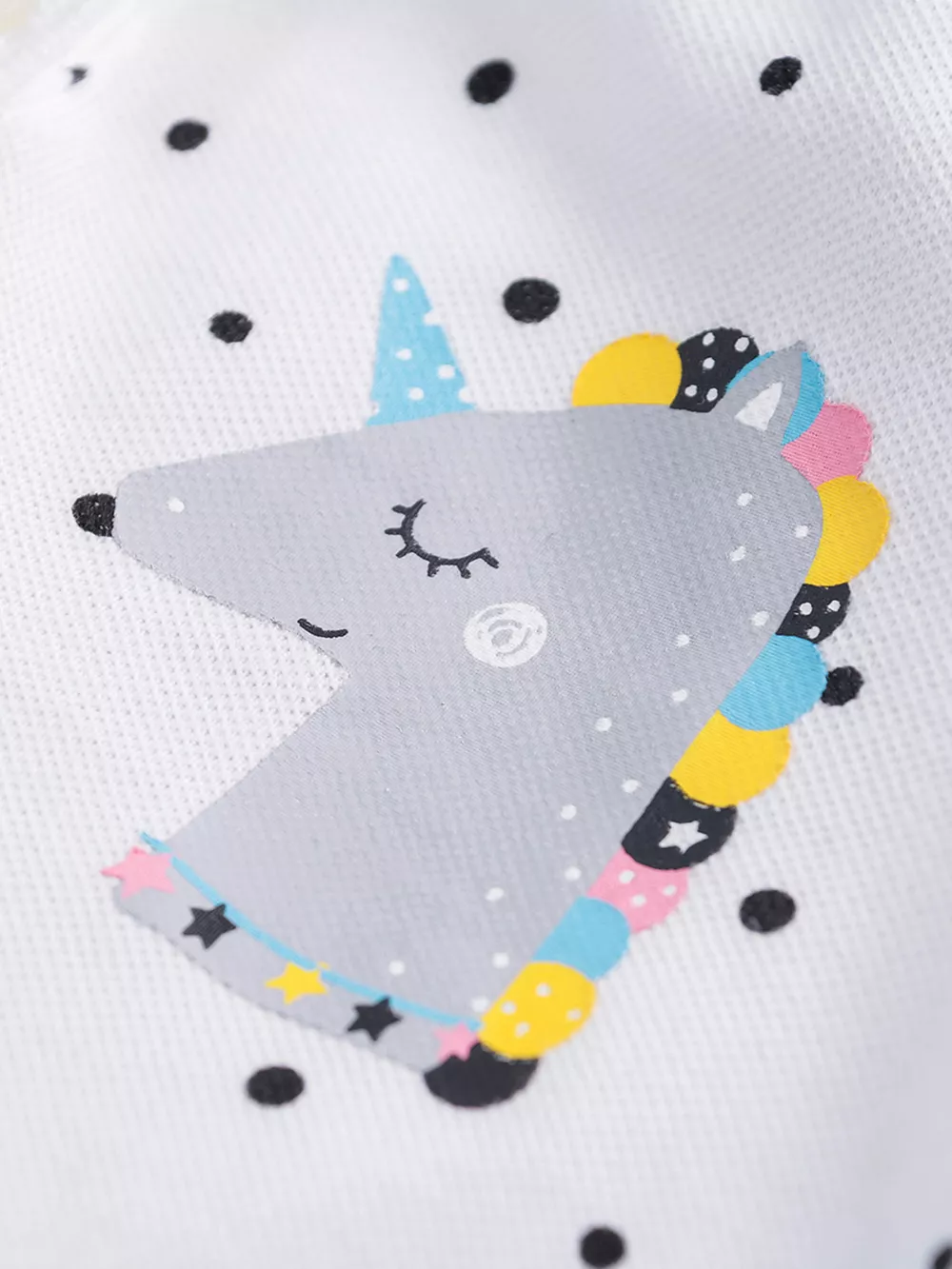 Children's Polka Dot Ruffle Hem Polo Dress, image 4