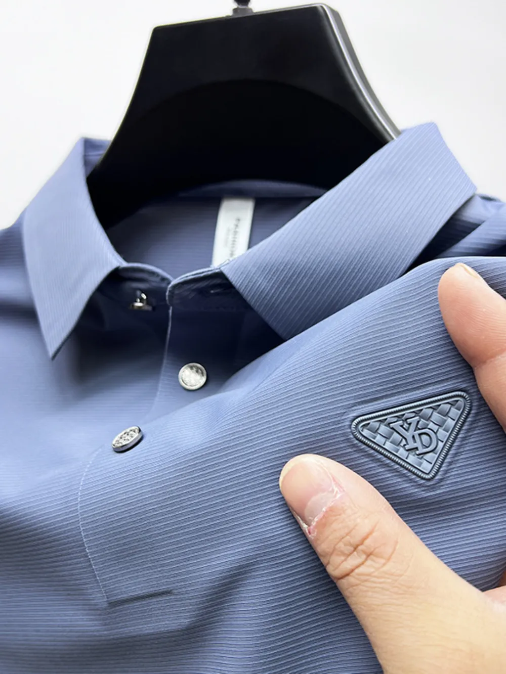Men's Plus Size Short Sleeve Casual Polo with Classic Collar, image 6