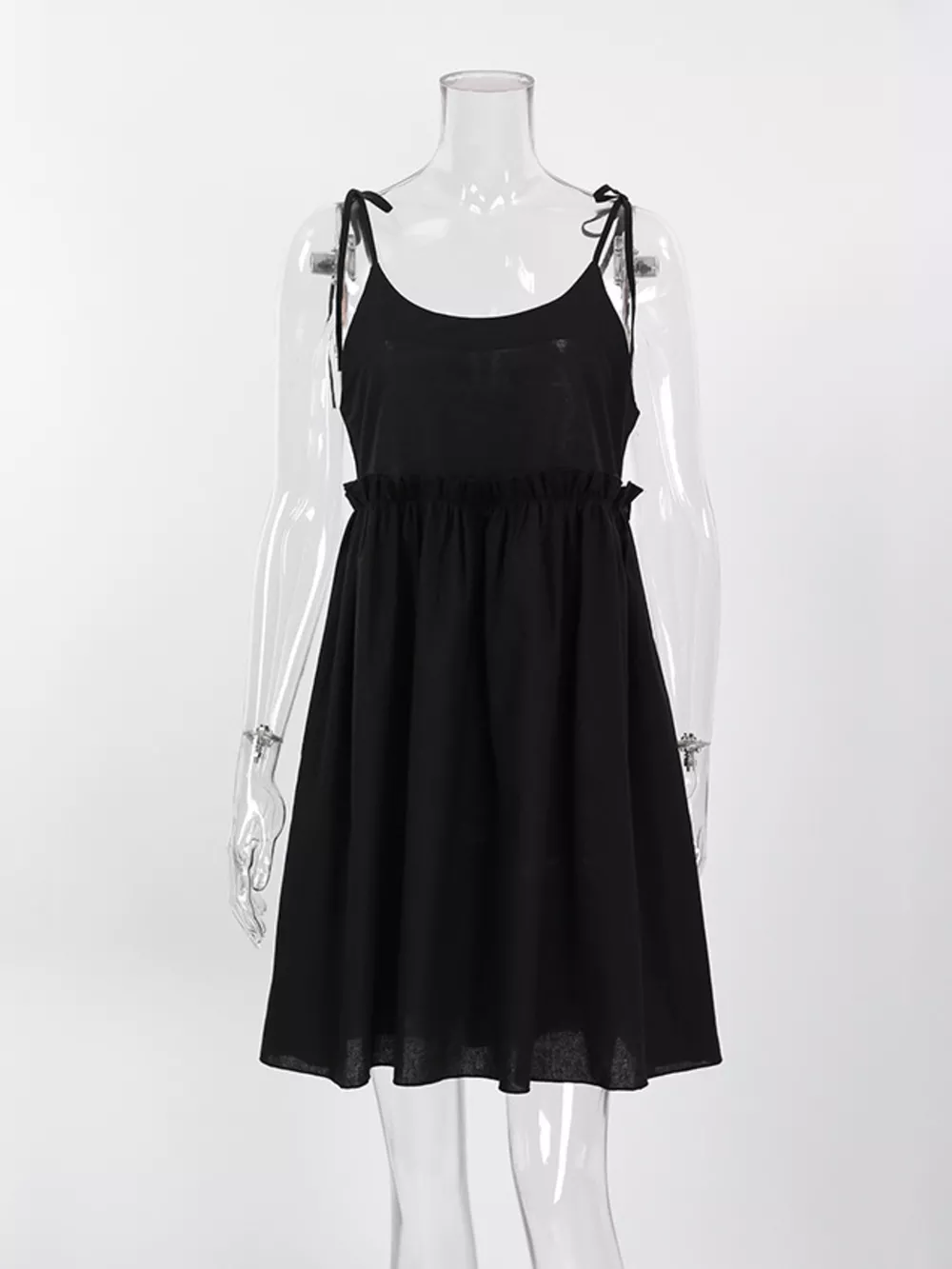 Frill Tie Shoulder Mini Dress, image 22