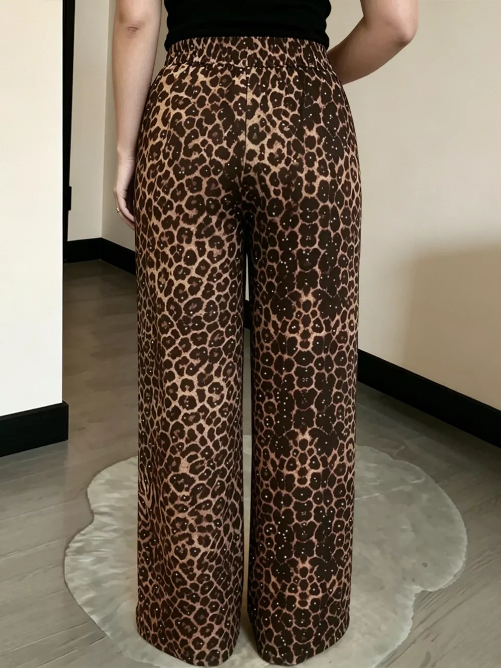 Drawstring Wide-Leg Pants, image 4