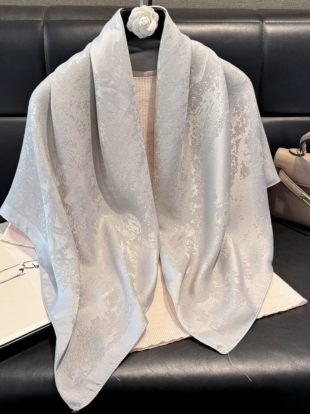 Lightweight Silk Scarf, image 6