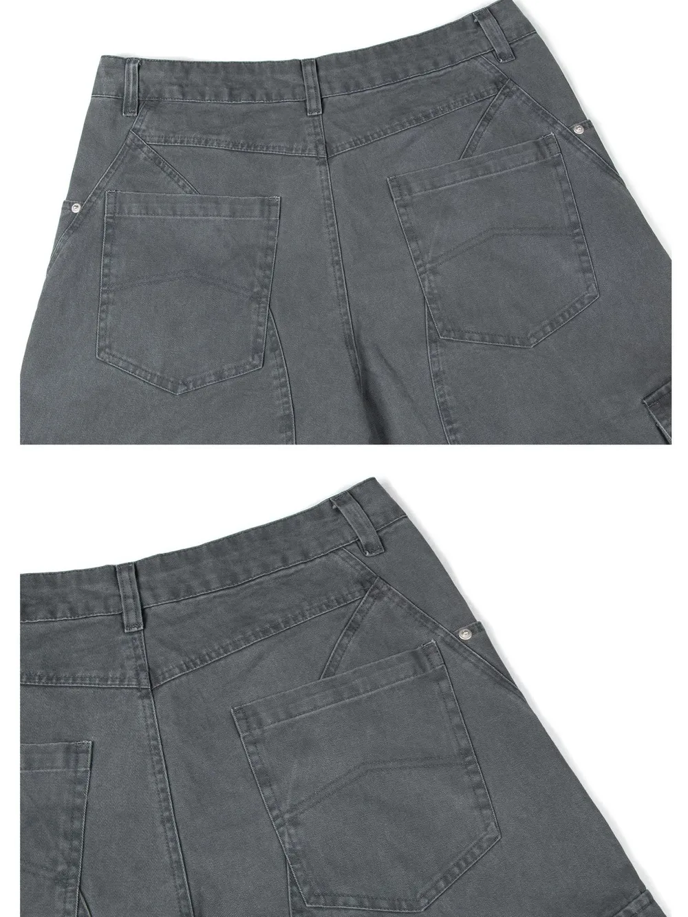 Men's Wide Leg Cargo Pants, image 7
