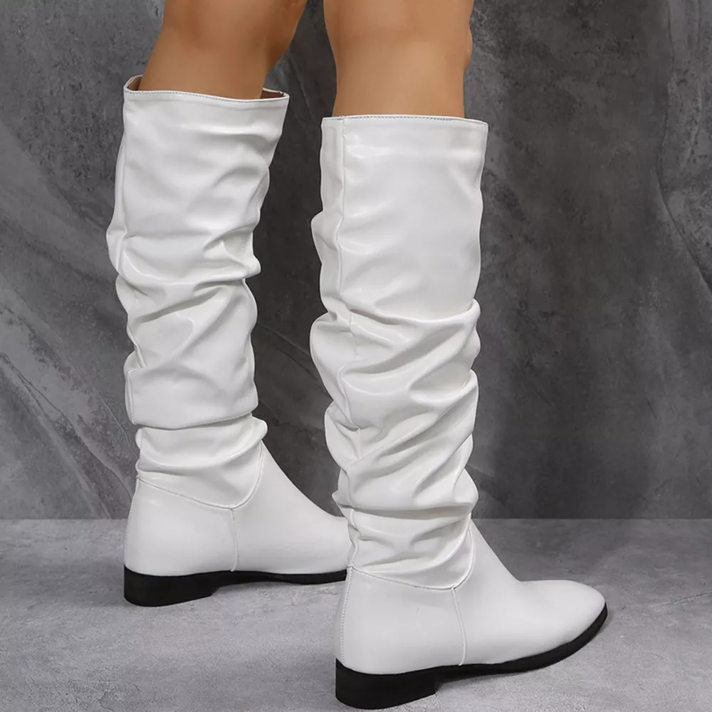 Slouchy Block Heel Boots, image 3