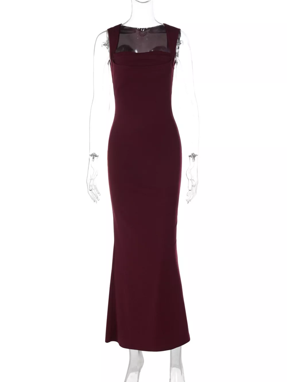 Square Neck Sleeveless Maxi Dress, image 21