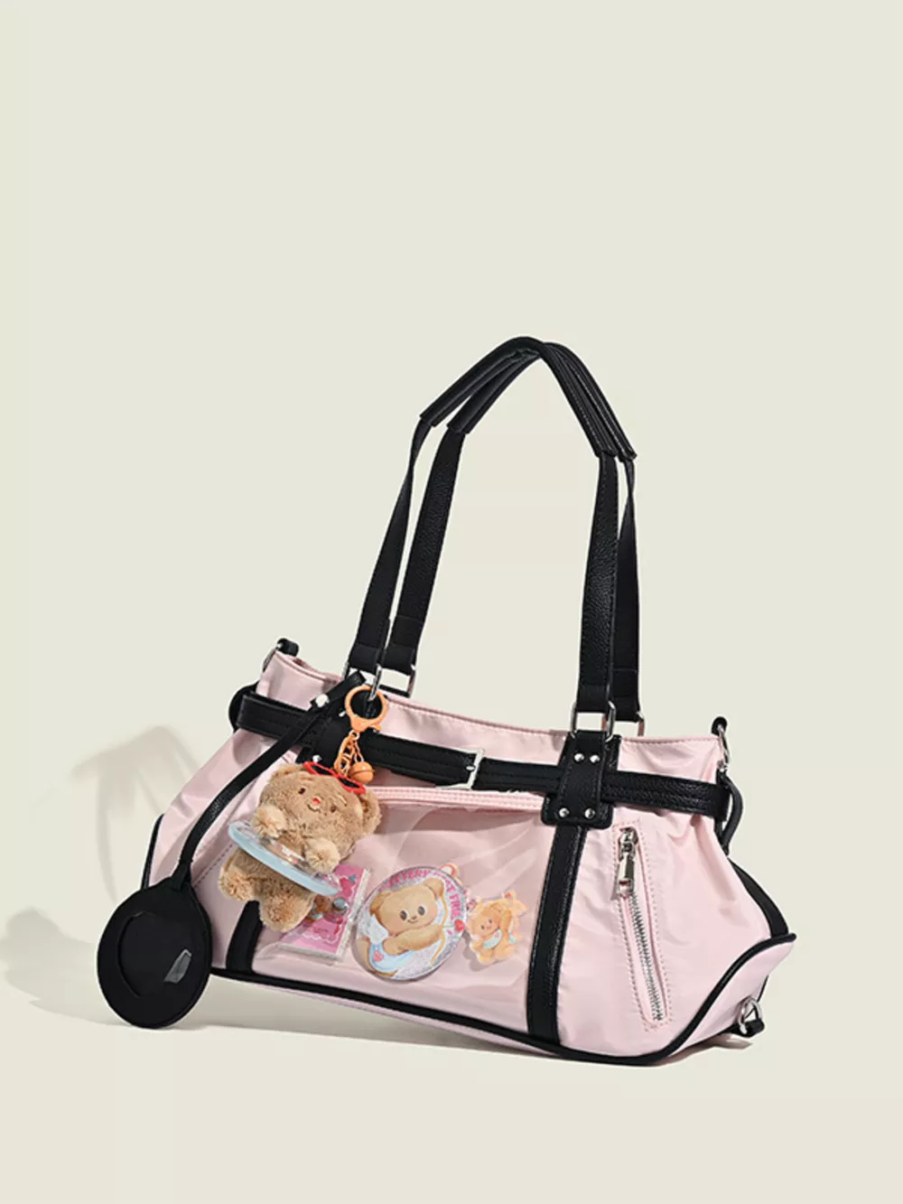 Contrast Lightweight Shoulder Bag, image 4