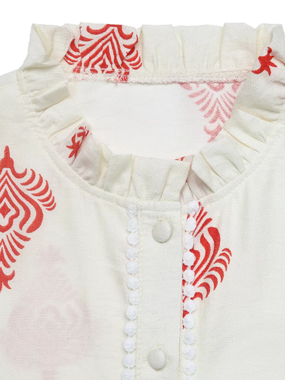 Lace Detail Long Sleeve Shirt, image 5