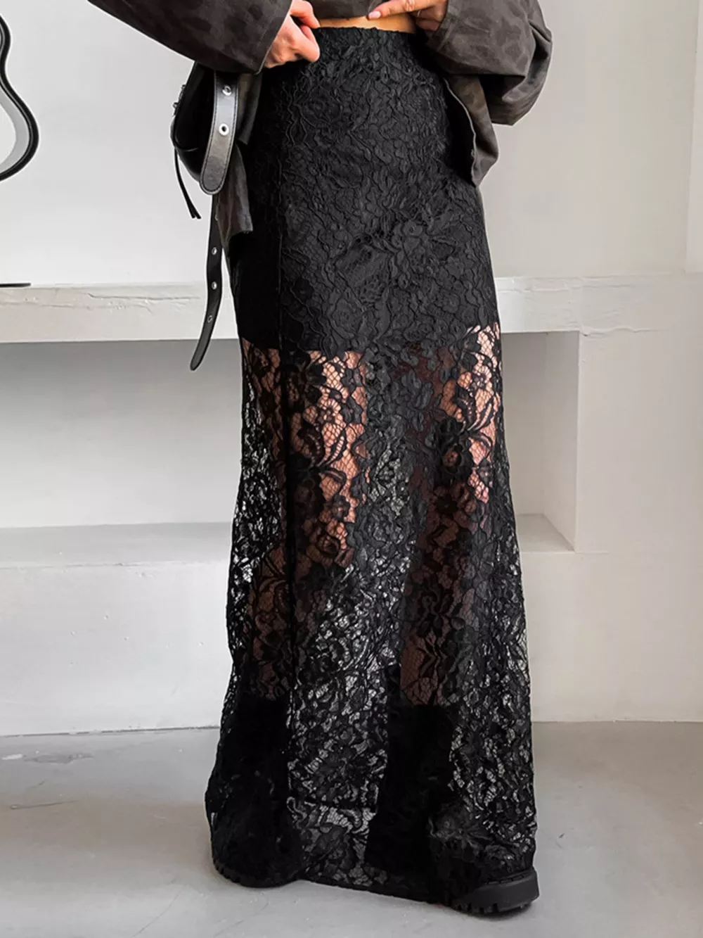 Lace Maxi Skirt